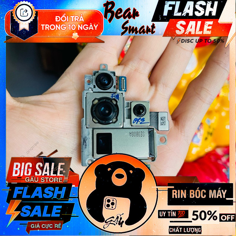 Bộ Camera Sau Samsung S20 Utral /  S20 Utral 5G Rin Bóc Máy / G988B G988U G988N G988F G988 S20U  S20