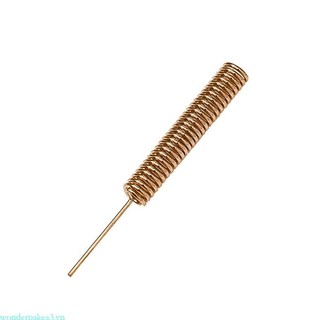 Wonderpakea3 10 Cái 433Mhz 2Dbi Bên Trong PCB Hàn Đồng Cuộn Dây Lò Xo Ăng Ten 433 Ăng Ten