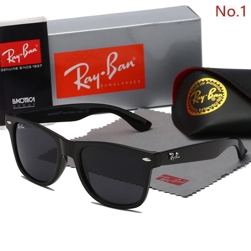 Kính râm Rayban wayfarerluxury nam nữ Vuông Mickey mouseray ban22011