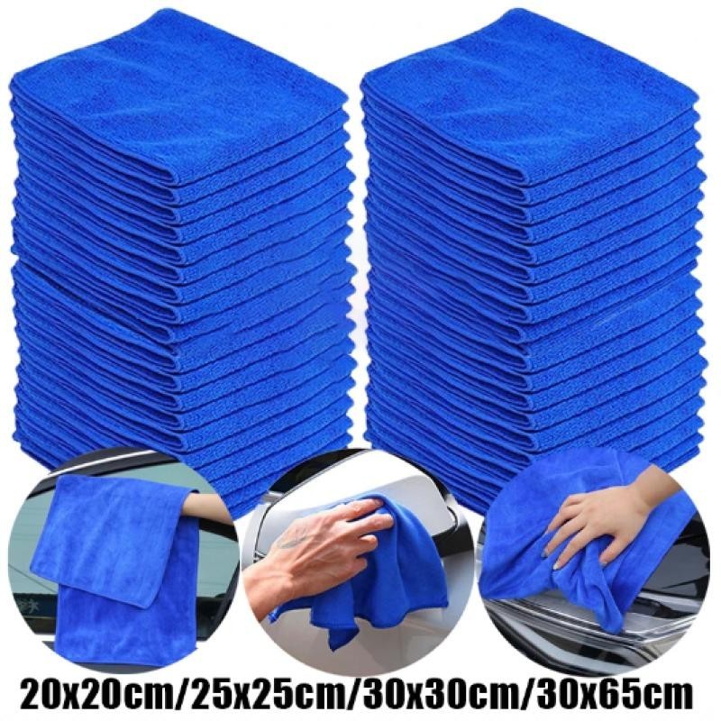 Khăn lau chi tiết - Khăn lau ô tô - Dày, mềm, sợi nhỏ, siêu thấm - Dành cho ô tô gia dụng Kính cửa sổ xe máy - Vải rửa xe