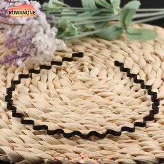 Băng Đô Gợn Sóng Bằng Kim Loại Màu Đen Thời Trang Thể Thao Cho Nam Và Nữ