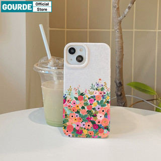 Gourde Ốp lưng Iphone hàn quốc coquette đẹp hoa Họa Tiết Ốp Điện Thoại Silicon Mềm Cao Cấp Chống Sốc Cho Iphone 15 14 12 13 11 Pro Max IP 7 8 Plus Iphon X XS XR XsMax