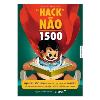 Hack não 1500 - Nạp siêu tốc 1500 từ vựng và cụm từ trong 50 ngày (In màu) (TA)
