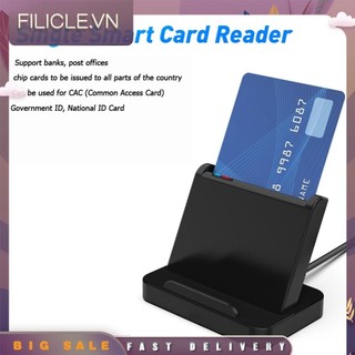 [Filicle.vn] SCR816 USB Smart ID IC SIM CAC Card Reader cho Windows 10 8 7 Max OS Linux