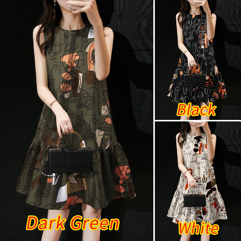 Váy thời trang không tay đuôi cá cổ điển ZANZEA dành cho nữ | BigBuy360 - bigbuy360.vn