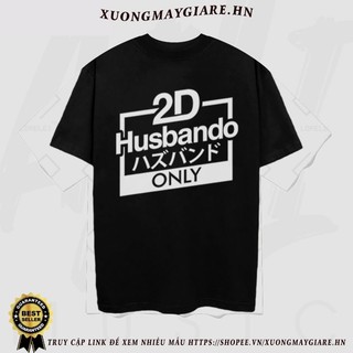 Áo thun Anime Husband 2D (Black/Red) ngắn tay