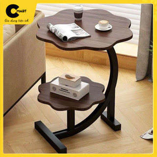 CMART.Gia dụng Bàn Trà Nhỏ Hình Cánh Hoa Bàn Cà Phê Nhỏ Đầu Giường Ghế Sofa Di Động CMB09
