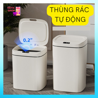 Thùng Rác Thông Minh L8 Cảm Biến Tự Đóng Mở Nắp Siêu Nhạy, Thùng Rác Cao Cấp, Chế Độ Bảo Hành 1 Đổi 1 (METIC SHOP)