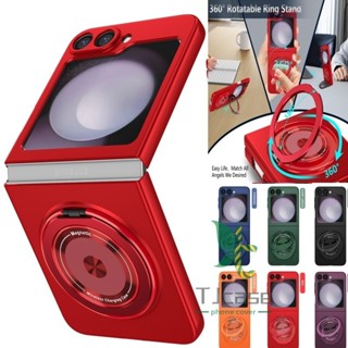 Ốp lưng có thể xoay siêu từ tính cho Samsung Galaxy Z Flip 6 Z Flip 5 Z Flip 4 Z Flip 3 Vỏ giữ vòng sạc không dây
