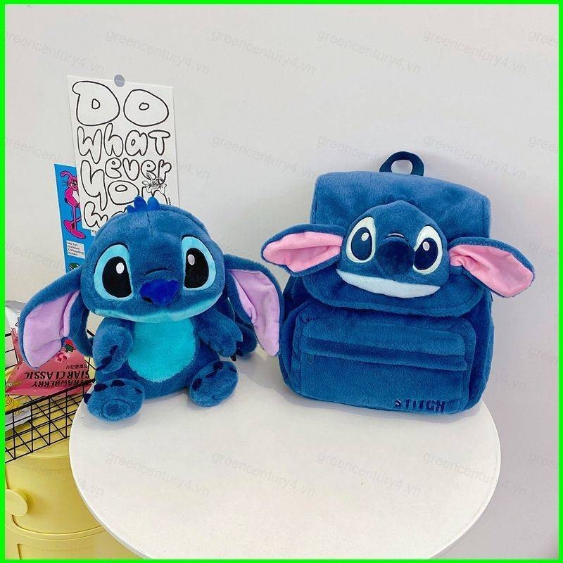 Dly Stitch Hoạt Hình Dễ Thương Sang Trọng Túi Búp Bê Học Sinh Dung Tích Lớn Nhẹ Ba Lô Hoạt Hình Dễ Thương Schoolbag Túi 1