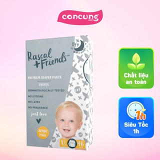 Tã/Bỉm quần Rascal & Friends size XL 13-18kg 46 miếng