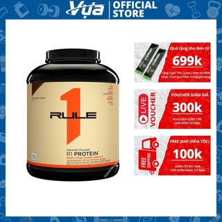 Bột Rule 1 - R1 Protein Naturally Flavored (4.3 - 5 Lbs) - Tăng Cơ Giảm Mỡ Hiệu Quả, Chính Hãng