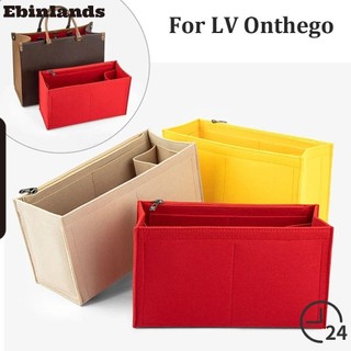 Túi lót ví EBINLANDS, Túi hỗ trợ lưu trữ Túi xách Chèn, Tổ chức bền bỉ Túi bên trong nỉ di động cho LV Onthego