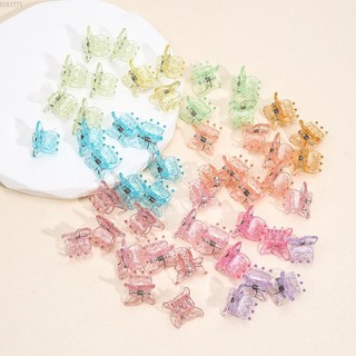 Hik 50 Chiếc Bướm Nhiều Màu Sắc Trẻ Em Kẹp Tóc Bộ Bé Gái Màu Kẹo Vuốt Tóc Kẹp Trẻ Em Phụ Kiện Tóc
