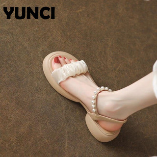 YUNCI Giày Cao Gót Mũi Nhọn GIÀY SANDAL Thời Trang Mới 2023 Cho Nữ Điểm nhấn Độc lạ Lịch lãm Độc đáo FGL24520X7 23Z240606