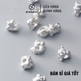 [Bạc S925] Charm bạc HTJEWELRY 12 con giáp bạc trắng siêu xinh PH188