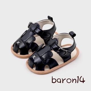 Xăng đan PU Bé Gái Bé Trai Mùa Hè Đế Mềm Rỗng Đế Đi Bộ Cho Bé Sơ Sinh