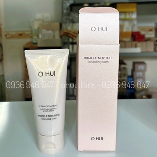 Sữa rửa mặt trắng hồng OHUI Miracle Moisture Cleansing Foam 80ml - Chính hãng LGVina tem tiếng việt