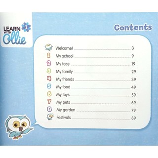 Sách ngoại văn: Learn with Ollie 1 Student's Pack