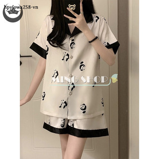 Quần lót Pijama cổ hình chữ V gợi cảm TIANLEYU dành cho nữ