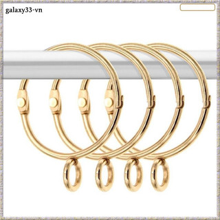 [n C s z] Set 20 Vòng Rèm Cửa Mở Và Đóng Lỗ Xỏ Khuyên Bằng Kim Loại Chống Rỉ Kích Thước 1.5 inch