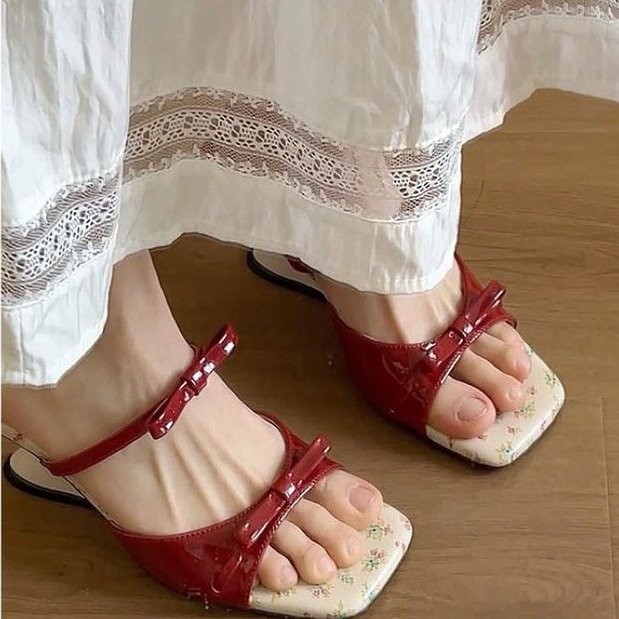 Giày Wedge Slip-On mũi vuông kiểu Hàn Quốc, PU chống trượt, bền, thời trang mùa hè cho phụ nữ, dép đi trong nhà, giá bán buôn tại nhà máy | BigBuy360 - bigbuy360.vn