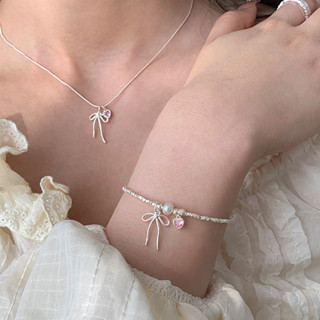 Ngọt Hồng Nơ Bộ Trang Sức Lãng Mạn Nơ Vòng Cổ Và Vòng Tay Cầu Hôn Bộ Trang Sức Lời Thú Tội Quà Tặng Bạn Gái Quà Tặng Bạn Gái Quà Tặng Ngày Của Mẹ Quà Tặng