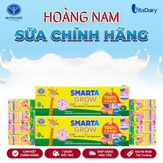 Sữa pha sẵn Smarta Grow của NutriCare cho trẻ thấp còi phát triển toàn diện