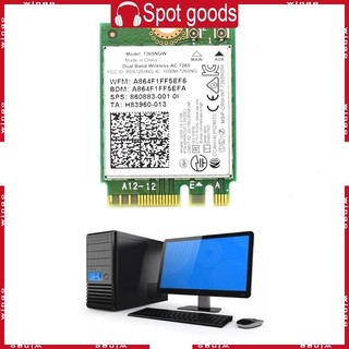 Godd dual-band wireless-ac 7265 7256ngw card 802 11ac 1200m wi-fi + bluetooth4 2 ngff- m2 thẻ wifi wlan intel7265