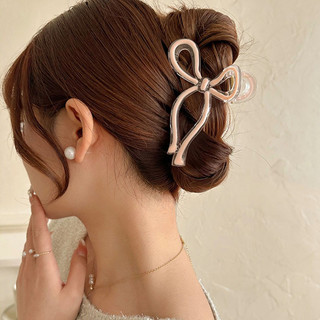 Kẹp tóc nơ Acrylic thời trang Kẹp tóc cá mập nữ
