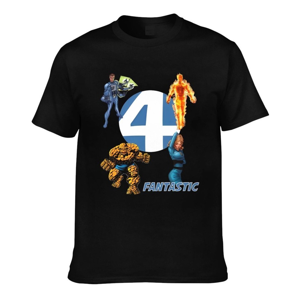 Truyện tranh The Fantastic Four Fantastic Four Áo thun nam thoải mái vừa vặn sáng tạo