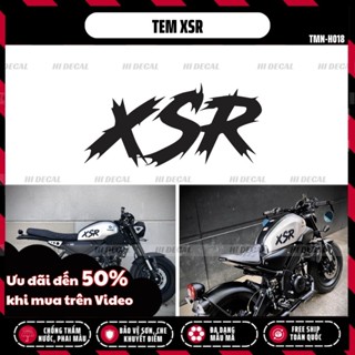  Tem XSR decal sticker dán xe XSR 155 | TMN - 018 | Decal cao cấp chống nước chống phai màu 