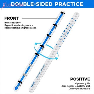 Golf Putting Alignment Rail Putter Ruler Người mới bắt đầu Golfer