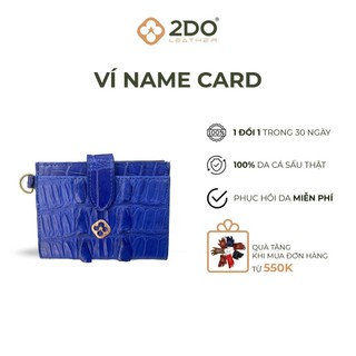 Ví Name Card Đựng Thẻ Đa Năng Tiện lợi Da Cá Sấu Chữ Nhật 10*8*1