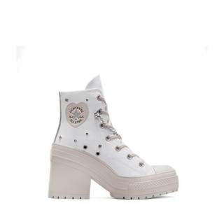 Giày Thể Thao Converse Chuck 70 De Luxe Heel Women's - White/Pink Sage/Egret