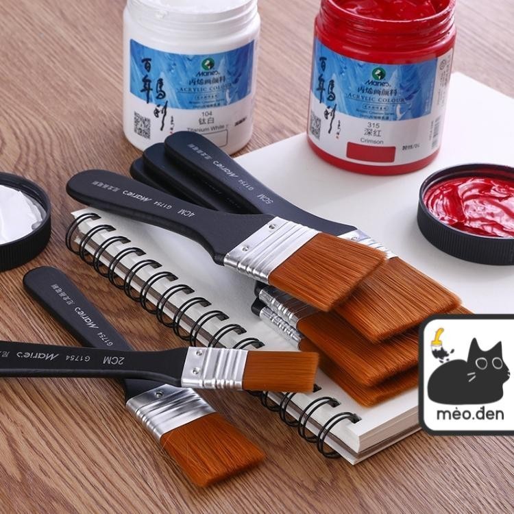 Cọ vẽ quét mảng màu lớn panhxo MARIES  - Hoạ cụ Hakuart