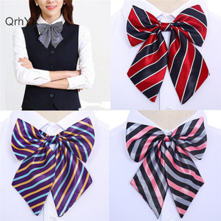 Nhà máy thời trang nữ nơ sọc nơ thắt nơ lụa thắt nơ bướm cổ đeo cổ qrhyk