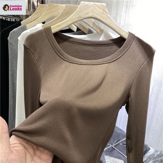 Áo thun tay dài cổ tròn hàn quốc ry6k