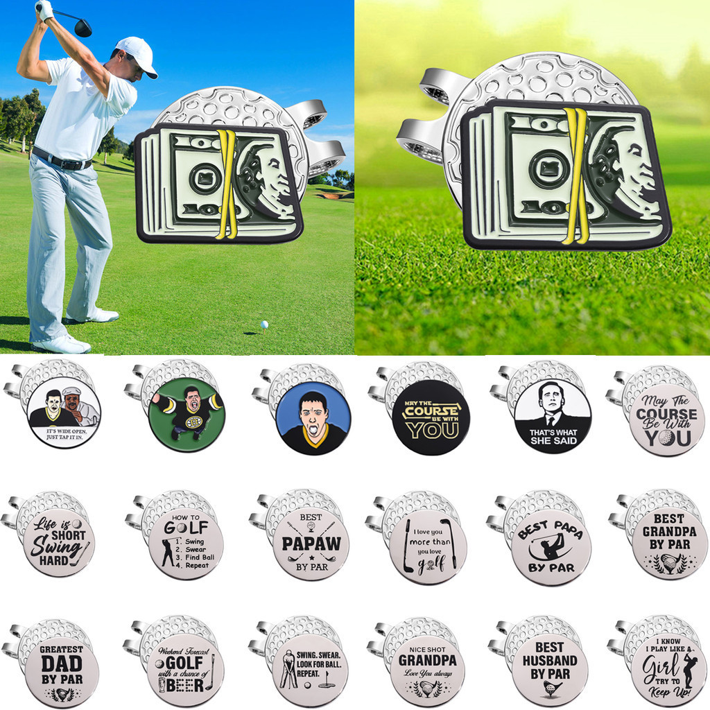 58 Kiểu Golf Đánh Dấu Mũ Kẹp Golf Kẹp Đánh Dấu Mũ Thời Trang Phụ Kiện 25 Mm Kim Loại Golf Từ Mũ Kẹp
