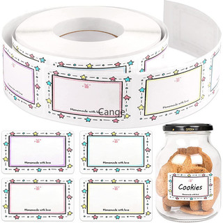 250 Cái / cuộn nhãn trống nhãn dán DIY viết tay phân loại tên lưu trữ nhãn dán