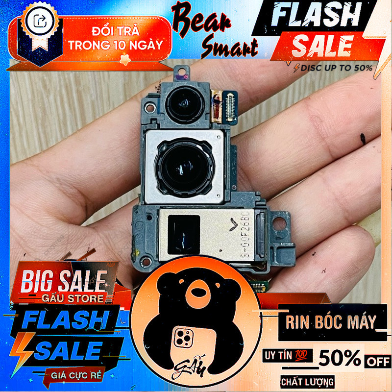 Bộ Camera Sau Samsung Note 20 Utral / Note 20 Utral 5G Rin Bóc Máy / N986B N986U N986N N986F N986 No