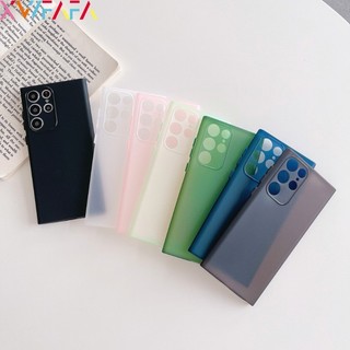 Ốp điện thoại mờ siêu mỏng cho Samsung Galaxy Note 20 Ultra A14 A54 A13 A23 A53 A33 A52 A52S A32 4G 5G Vỏ mềm TPU trong suốt