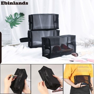 lưới đựng mỹ phẩm / đồ dùng cá nhân có khoá kéo