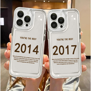 Dành Cho IPhone 15 13 12 11 Pro Max Ốp Lưng Tuổi Năm Thời Gian 2014 2015 2016 2017 Mới Mềm Chống Sốc Bảo Vệ Camera