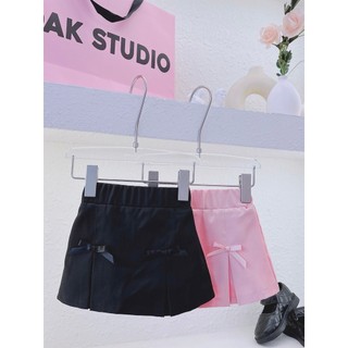 Váy xếp con đính nơ DAK STUDIO