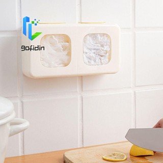Hộp lưu trữ nắp thực phẩm dùng một lần GOFIDIN, Hộp lưu trữ màng dính chống bụi treo tường, Hộp đựng giày dung tích lớn không đục lỗ bằng nhựa đa chức năng cho gia đình