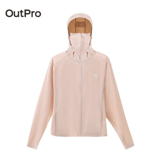 Outpro nữ chống nắng ngoài trời upf50 sợi nguyên bản nhanh khô chống nắng áo khoác da