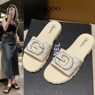 Huaqoo dép cross dép nữ dép bánh mì nữ dép bánh mì nữ Chống Trượt Sang trọng Đáng yêu Siêu nhẹ Năng động B20H17F 20Z240516