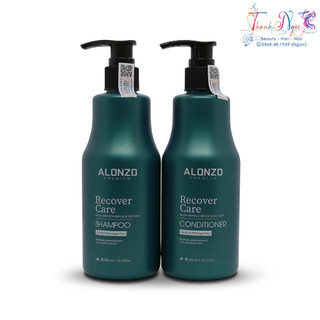 Dầu gội xả phục hồi tóc khô và hư tổn Alonzo Recover Care 300mlx2 ( New 2024 ) - TN
