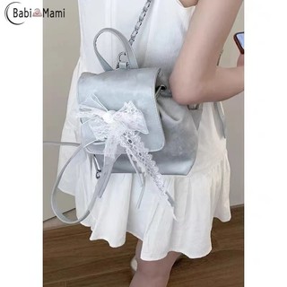Babi MamiWomen Ba lô Ballet nơ ren Ba lô dung tích lớn